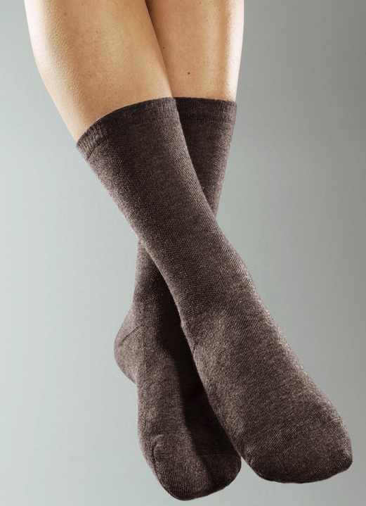 Herrenmode - 6 Paar Wohlfühl-Socken, in Größe 1 (35-38) bis 4 (47-49), in Farbe MARINE, in Ausführung Herren Ansicht 1