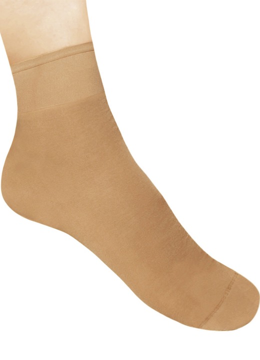 Leib & Seele - Diabetiker-Socken und Kniestrümpfe, in Farbe HAUTFARBEN, in Ausführung Socken Ansicht 1