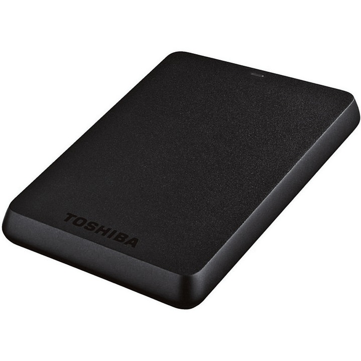 - Externe Festplatte Toshiba Canvio Basics, in Farbe SCHWARZ, in Ausführung 2000 GB (2TB)