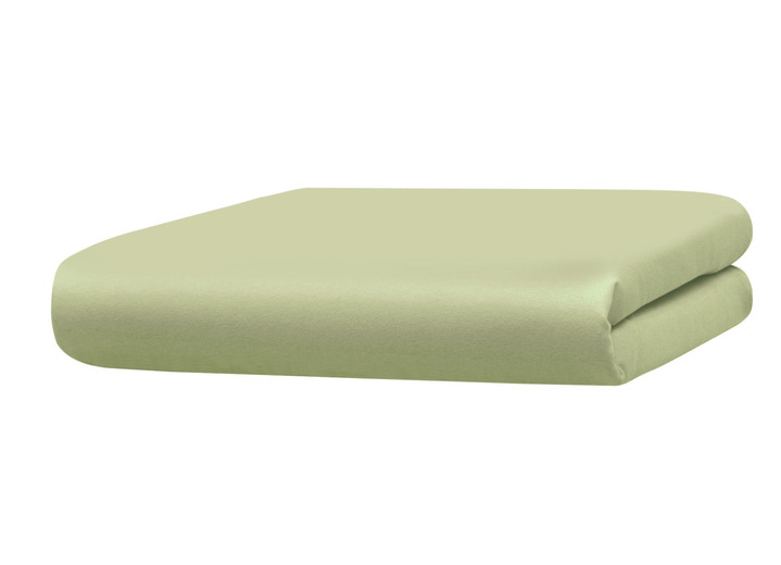 Spannbetttücher - Spannbetttücher aus hochwertiger Microfaser-Qualität, in Größe 133 (2 Spannbetttücher, 100/200 cm) bis 138 (1 Spannbetttuch, 180/200 cm), in Farbe LIND Ansicht 1