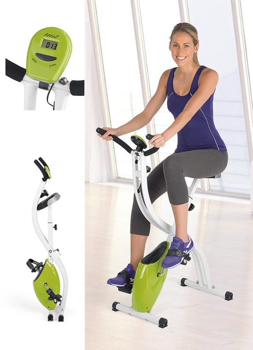Fitness - Heimtrainer VITALmaxx Fitness-Bike, in Farbe WEISS/LIMEGREEN Ansicht 1