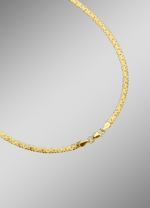 Halsketten - Halskette oder Armband mit Königskettengliedern, in Farbe , in Ausführung Armband 19 cm