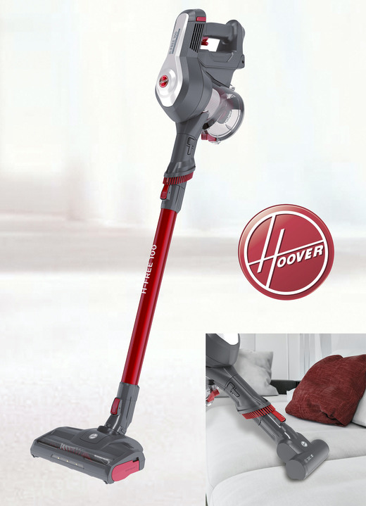Hoover - Hoover H-Free PETS HF122GPT Akku-Handstaubsauger, in Farbe GRAU-ROT Ansicht 1
