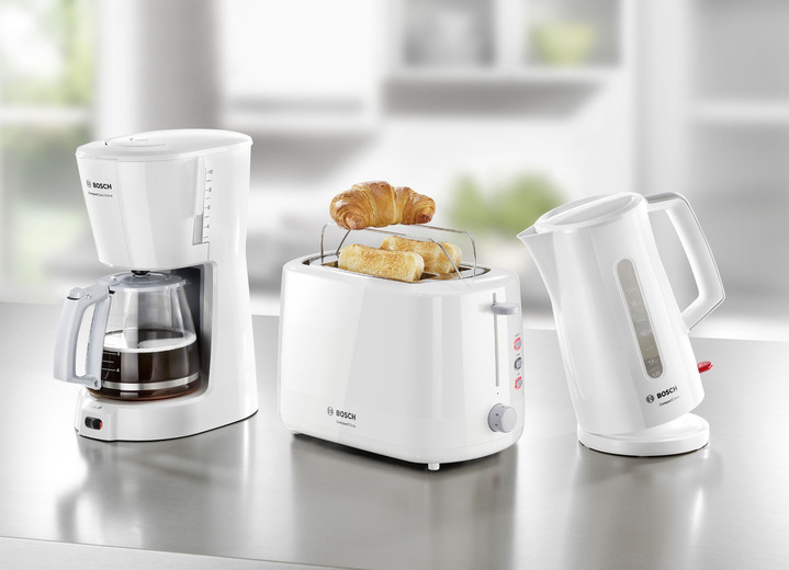Küchengeräte-Serien - Bosch Frühstücksserie im kompakten Design, in Farbe WEISS, in Ausführung Wasserkocher Ansicht 1