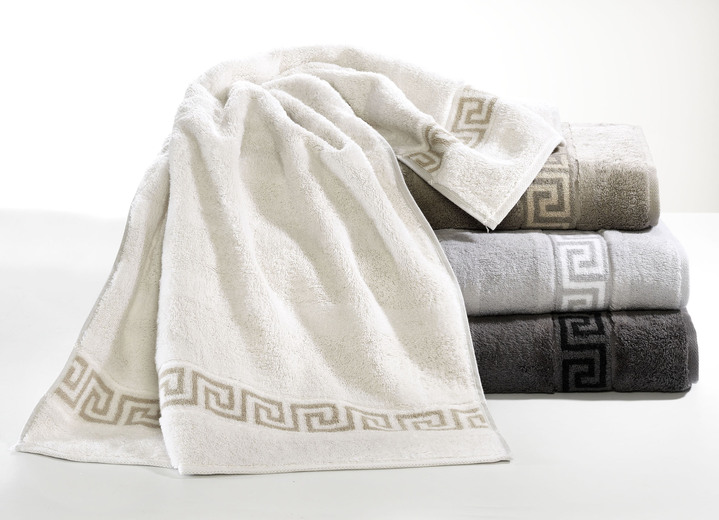 Frottier Handtücher - Frottier-Serie aus Baumwolle, in Größe 200 (1 Handtuch, 50/100 cm) bis 204 (1 Duschtuch, 80/150 cm), in Farbe NATUR