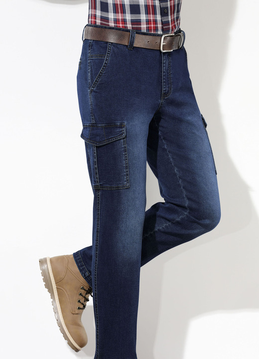 Jeans - Jeans in 2 Farben, in Größe 024 bis 060, in Farbe DUNKELJEANS Ansicht 1