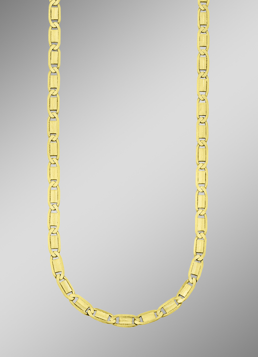 Halsketten - Massive Plättchenkette, diamantiert, in Farbe  Ansicht 1
