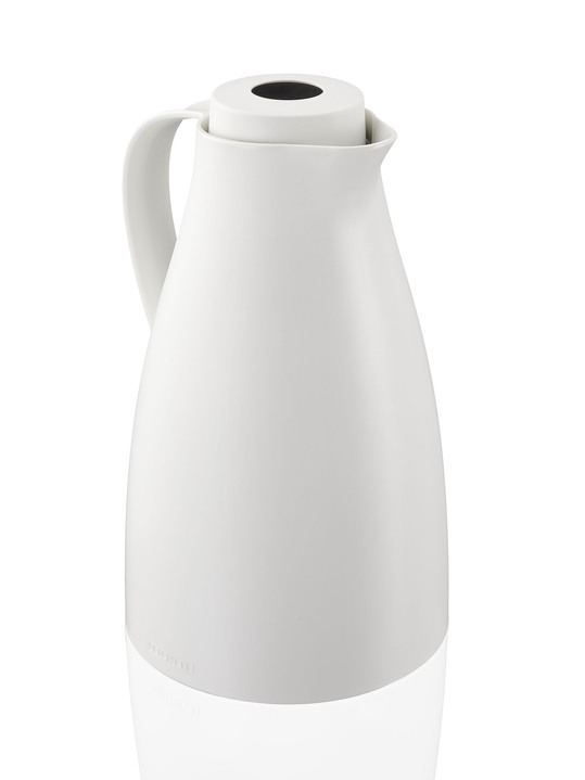 Kaffee & Tee - Isolierkanne mit Aroma- Druckverschluss, in Farbe WEISS Ansicht 1