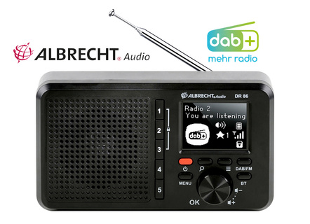 Albrecht Digital-Radio DR 86 mit großen Tasten