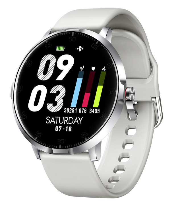 Mobil-Telefone - Smartwatch Emporia Watchbasic für Erreichbarkeit und Sicherheit am Handgelenk, in Farbe SILBER
