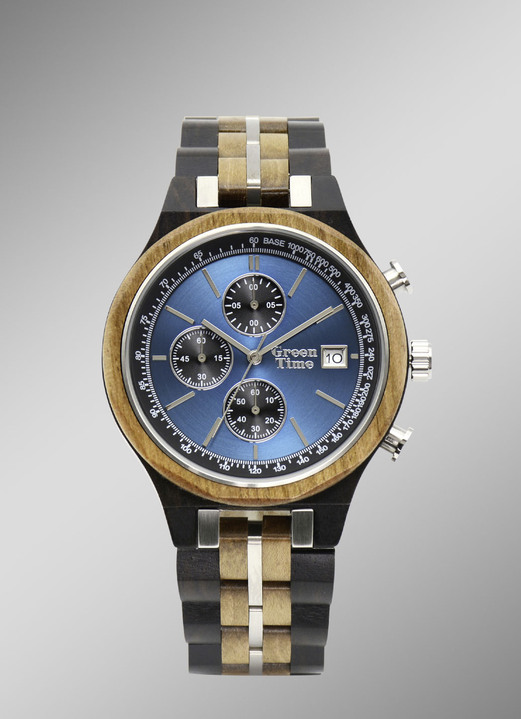 Chronographen - Quartz-Herren-Chronograph von GREEN TIME Watches, in Farbe  Ansicht 1
