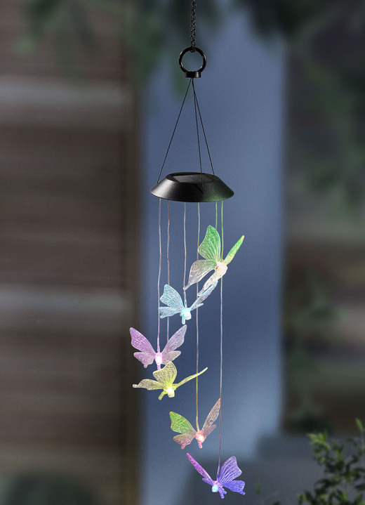 Wohnen - Solarwindspiel Schmetterling, in Farbe TRANSPARENT