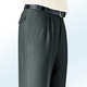 Hosen - „Klaus Modelle“-Hose mit Gesäßpattentaschen in 4 Farben, in Größe 025 bis 060, in Farbe MARINE – Farbe MITTELGRAU MELIERT – Ansicht 1