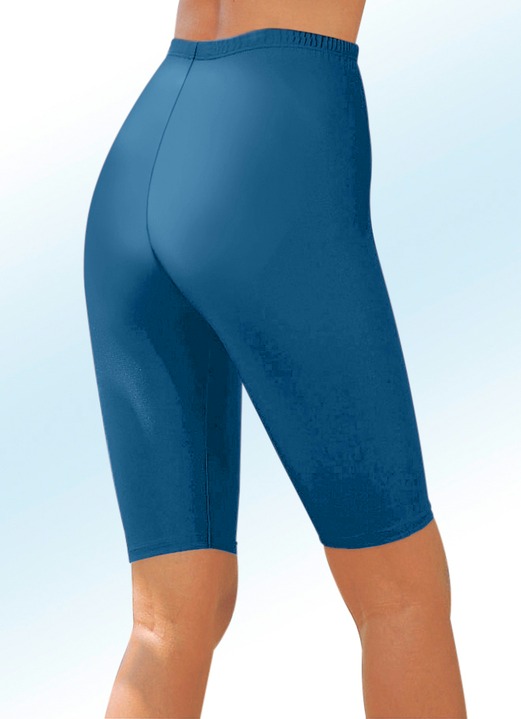 Freizeithosen - Radlerhose mit Glanz-Effekt in 6 Farben, in Größe 034 bis 050, in Farbe ROT Ansicht 5