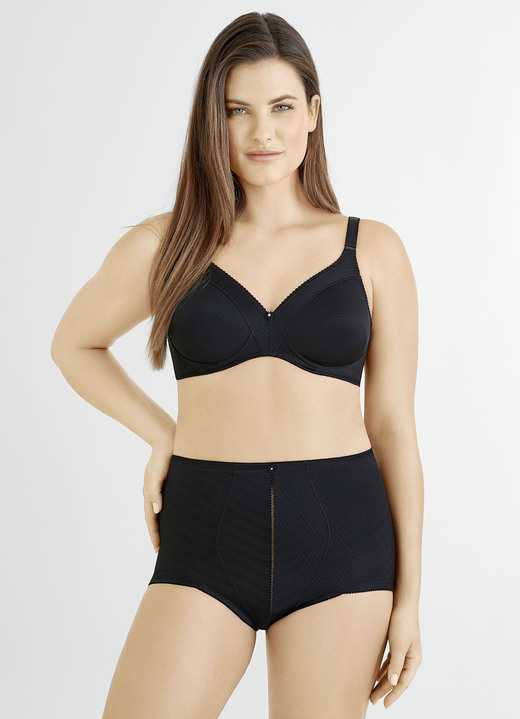 Miederhosen - Felina Miederhose mit Vorderteilverstärkung, in Größe 065 bis 105, in Farbe SCHWARZ Ansicht 2