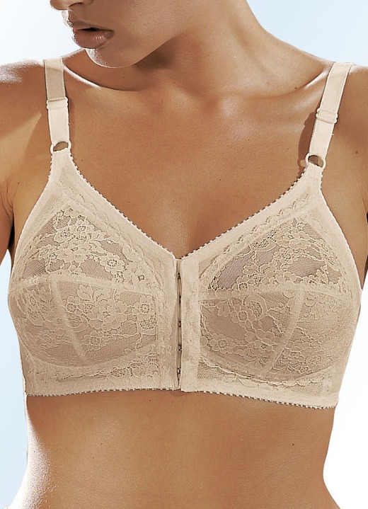 Soft-BH - Format BH mit Vorderverschluss, in Größe 080 bis 120, in Cup E, in Farbe WEISS Ansicht 2