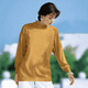 Langarm - Pullover in Feinstrick mit Schurwolle – Farbe MESSING Langarm - Pullover in Feinstrick mit Schurwolle, in Größe 036 bis 050, in Farbe ROSENHOLZ
