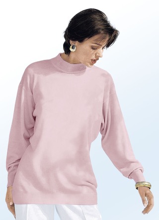 Pullover in Feinstrick mit Schurwolle