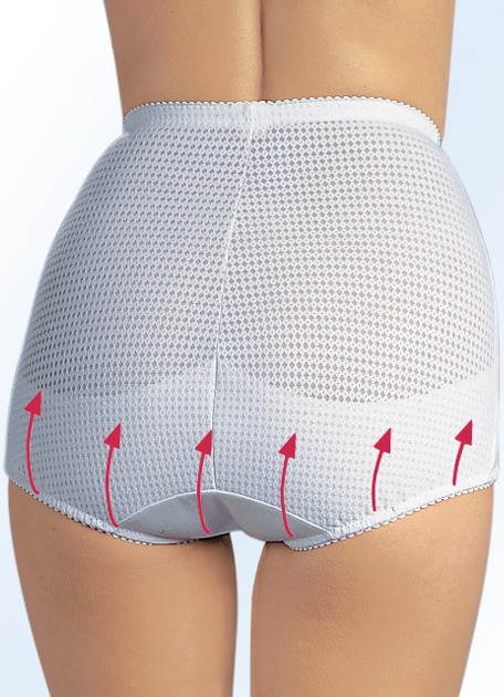 Miederhosen - Miss Mary Miederhose mit Verstärkungen Ansicht 2 Miederhosen - Miss Mary Miederhose mit Verstärkungen, in Größe 075 bis 130, in Farbe WEISS Ansicht 2