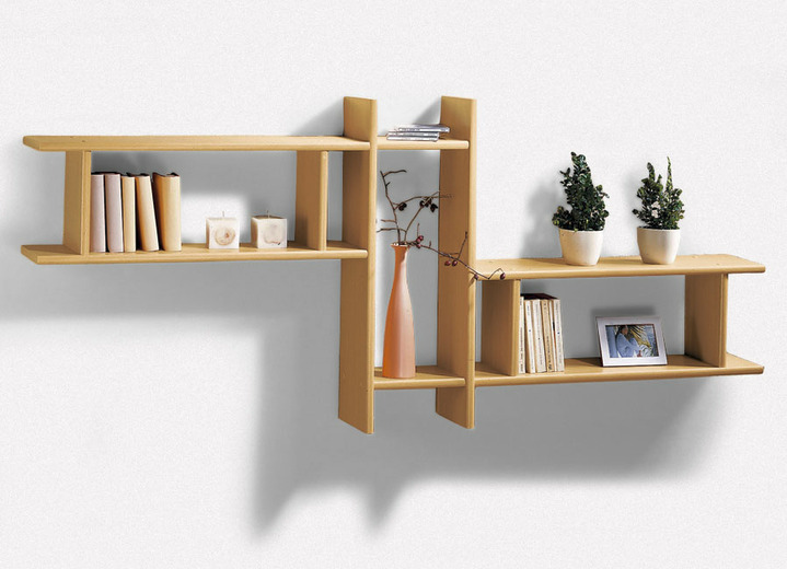 Regale - Hängeregal, waagrecht oder senkrecht aufzuhängen, in Farbe HONIG EICHE, in Ausführung Hängeregal Ansicht 6
