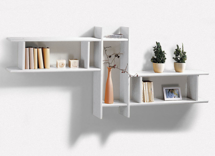 Regale - Hängeregal, waagrecht oder senkrecht aufzuhängen, in Farbe HONIG EICHE, in Ausführung Hängeregal Ansicht 5