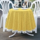 Tischdecken - Wind- und wetterfeste Gartentischdecke mit Fransenabschluss, in Größe 110 (Tischdecke, 110x140 cm) bis 190 (Tischdecke oval, 140x190 cm), in Farbe BLAU – Farbe GELB – Ansicht 1