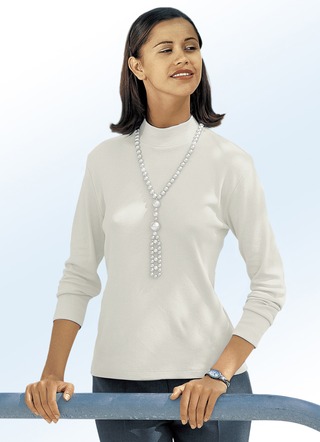 Shirt mit Stehkragen