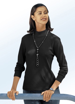 Shirt mit Stehkragen