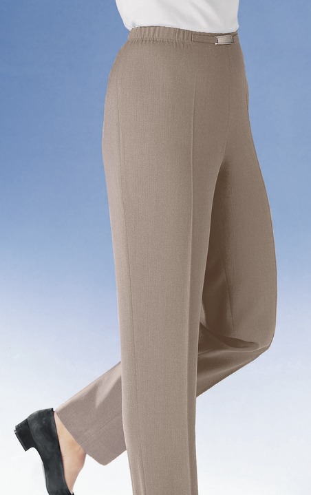 Hosen in Schlupfform - Hose mit Metallzier am Bund in 8 Farben, in Größe 018 bis 275, in Farbe MARINE Ansicht 5