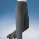 Hosen mit Knopf- und Reißverschluss - Hose in Schlupfform in 10 Farben, in Größe 019 bis 235, in Farbe RAUCHBLAU MEL.