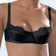 Bügel-BH - Susa Dirndl-BH mit Außenträgern – Farbe SCHWARZ – Ansicht 5 Bügel-BH - Susa Dirndl-BH mit Außenträgern, in Größe 070 bis 095, in Cup A, in Farbe WEISS – Farbe SCHWARZ – Ansicht 5