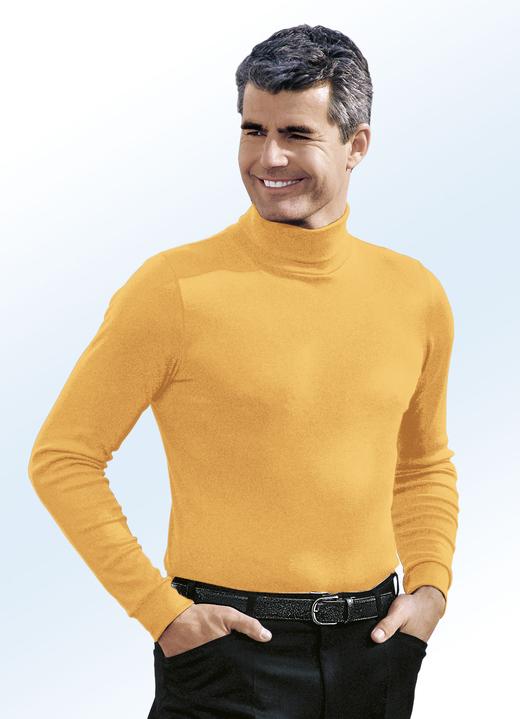 Shirts & Sweatshirts - Tragangenehmer Rolli in 9 Farben, in Größe 046 bis 062, in Farbe HONIG Ansicht 1