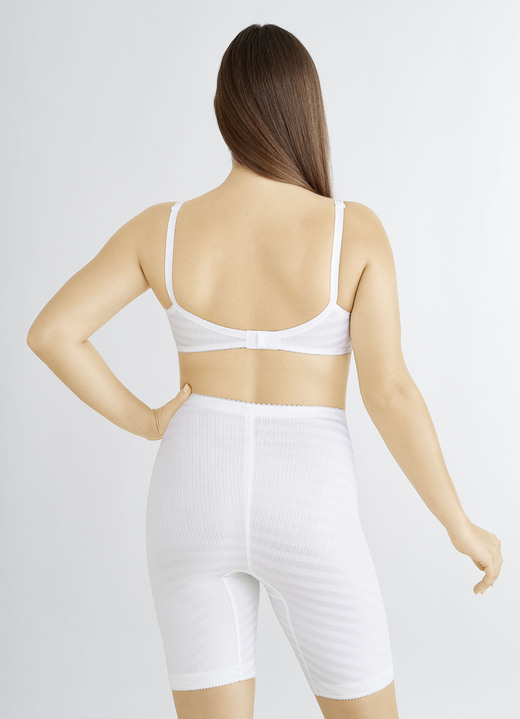 Soft-BH - Felina BH mit Strukturmuster, in Größe 075 bis 115, in Cup E, in Farbe WEISS Ansicht 8