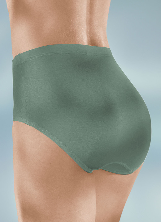Slips - Viererpack Slips mit Gummizug Ansicht 13 Slips - Viererpack Slips mit Gummizug, in Größe 038 bis 054, in Farbe 2X LILA, 2X SCHWARZ Ansicht 13