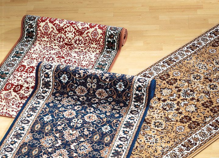 Läufer & Stufenmatten - Gewebte Velours-Läufer, in Größe 101 (60 cm breit) bis 106 (100 cm breit), in Farbe CREME Ansicht 1