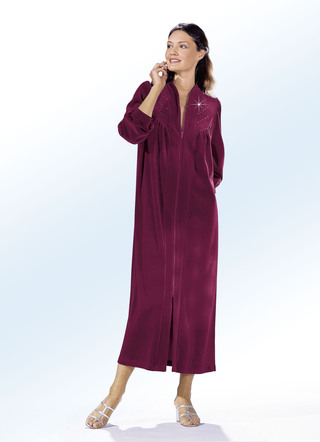 Hausmantel mit Strasszier