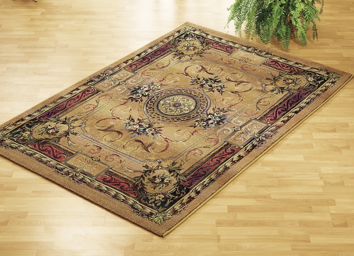 Klassisch - Brücken, Galerie und Teppiche in hochwertiger Qualität, in Größe 005 (Brücke, 40x 60 cm) bis 325 (Bettumrandung, 3-teilig), in Farbe BEIGE Ansicht 2