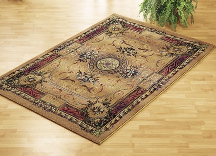 Klassisch - Brücken, Galerie und Teppiche in hochwertiger Qualität, in Größe 005 (Brücke, 40x 60 cm) bis 325 (Bettumrandung, 3-teilig), in Farbe BEIGE – Farbe BEIGE – Ansicht 