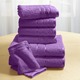 Handtücher - Weiche Walkfrottier-Handtücher aus dichtem Schlingenflor – Farbe LILA Handtücher - Weiche Walkfrottier-Handtücher aus dichtem Schlingenflor, in Größe 200 (2 Handtücher, 50x90 cm) bis 210 (10-teiliges Sparset), in Farbe HELLBLAU
