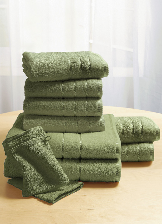 Handtücher - Weiche Walkfrottier-Handtücher aus dichtem Schlingenflor Ansicht 18 Handtücher - Weiche Walkfrottier-Handtücher aus dichtem Schlingenflor, in Größe 200 (2 Handtücher, 50x90 cm) bis 210 (10-teiliges Sparset), in Farbe HELLBLAU Ansicht 18