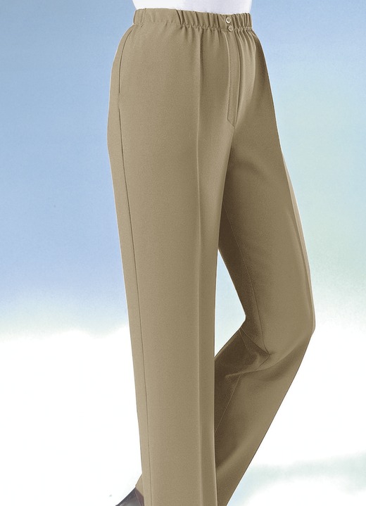 Hosen - Hose mit eingearbeiteter Tresortasche in 9 Farben, in Größe 019 bis 054, in Farbe CAMEL Ansicht 1