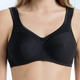 Soft-BH - Anita Entlastungs-BH mit Baumwoll-Pikee, in Größe 075 bis 120, in Cup F, in Farbe WEISS – Farbe SCHWARZ – Ansicht 2