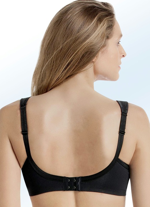 Soft-BH - Anita Entlastungs-BH mit Baumwoll-Pikee, in Größe 075 bis 120, in Cup H, in Farbe WEISS Ansicht 14