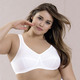 Soft-BH - Anita Entlastungs-BH mit Baumwoll-Pikee, in Größe 075 bis 120, in Cup E, in Farbe WEISS – Farbe WEISS – Ansicht 1