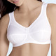 Soft-BH - Anita Entlastungs-BH mit Baumwoll-Pikee, in Größe 075 bis 120, in Cup H, in Farbe SCHWARZ – Farbe WEISS – Ansicht 2
