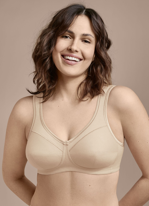 Soft-BH - Anita Entlastungs-BH mit Baumwoll-Pikee, in Größe 075 bis 120, in Cup I, in Farbe WEISS Ansicht 10