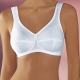 Soft-BH - Anita Entlastungs-BH mit Baumwoll-Pikee, in Größe 075 bis 120, in Cup F, in Farbe WEISS – Farbe WEISS – Ansicht 3