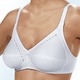 Soft-BH - Naturana Zweierpack  BH mit dekorativem Spitzenband in den Cups – Farbe 2X WEISS – Ansicht 2 Soft-BH - Naturana Zweierpack  BH mit dekorativem Spitzenband in den Cups, in Größe 075 bis 100, in Cup C, in Farbe 2X WEISS – Farbe 2X WEISS – Ansicht 2