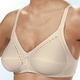 Soft-BH - Naturana Zweierpack  BH mit dekorativem Spitzenband in den Cups – Farbe 2X PUDER – Ansicht 3 Soft-BH - Naturana Zweierpack  BH mit dekorativem Spitzenband in den Cups, in Größe 075 bis 100, in Cup C, in Farbe 2X WEISS – Farbe 2X PUDER – Ansicht 3