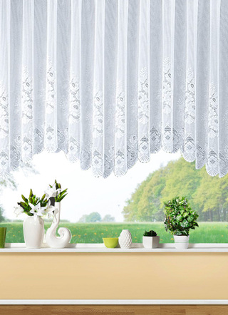 Blumenfenster-Store, mit Floral-Dessin